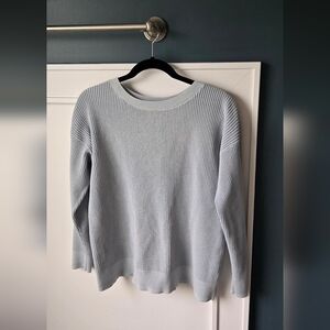 L.L. Bean Women's Sunwashed Waffle Sweater, Pu